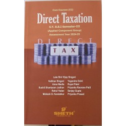 Direct Taxation SYBBI Sem 3 Sheth Publication