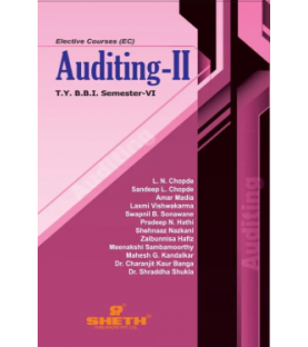 Auditing – II TYBBI Sem 6 Sheth Publication