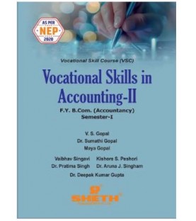 Vocational Skills in Accounting and Finance Paper -II  FYBcom Sem 1 Sheth Publication | NEP 2020 