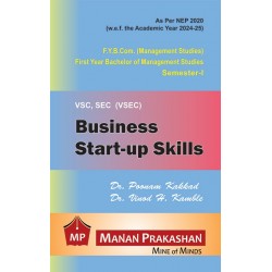 Business Start-up Skills FYBcom FYBMS Sem 1 Manan Prakashan