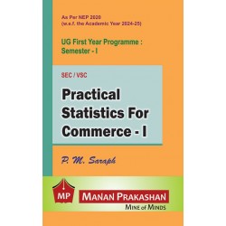 Practical Statistics for Commerce-1  UG First Year