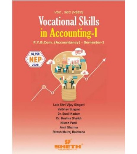 Vocational Skills in Accounting and Finance Paper -1  FYBcom Sem 1 Sheth Publication | NEP 2020