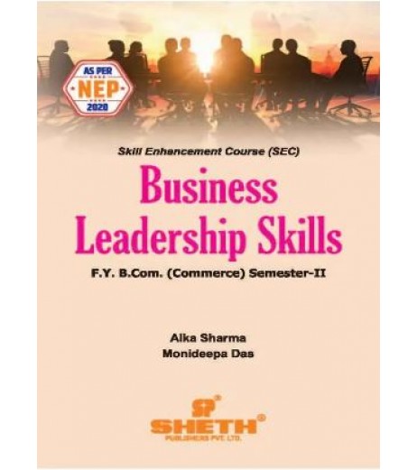 Business Leadership Skills FYBcom Sem 2 Sheth Publication  SchoolChamp.net