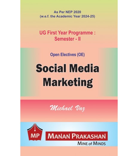 Social Media Marketing Sem 2  UG First Year Programme Manan Prakashan