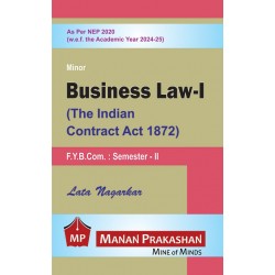 Business Law-I FYBcom Sem 2 Manan Prakashan | NEP 2020