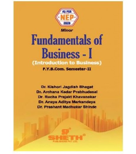 Fundamentals of Business-I FYBcom Sem 2 Sheth Publication