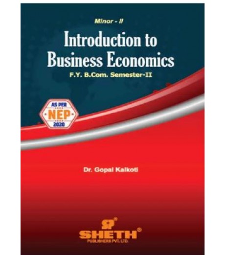 Introduction to Business Economics FYBcom Sem 2 Sheth Publication  SchoolChamp.net