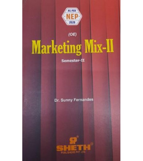 Marketing Mix-2 FYBMS,FYBCom Sem 2 Sheth Publication