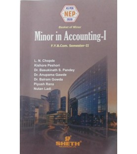 Minor In Accounting-1 FYBcom Sem 2 Sheth Publication | NEP 2020