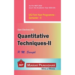 Quantitative Techniques–II UG First Year  Programme  Sem 2 M