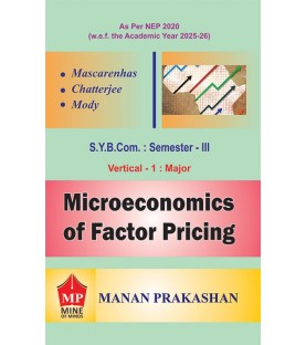 Micro Economics of Factor Pricing SYB.Com Sem 3 Manan Prakashan | NEP 2020 Micro Economics of Factor Pricing SYB.Com Sem 3 Manan Prakashan | NEP 2020
