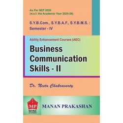 Business Communication Skills-II SYBcom SYBMS,SYBAF Sem 4 Manan Prakashan | NEP 2020 Business Communication Skills-II SYBcom SYBMS,SYBAF Sem 4 Manan Prakashan | NEP 2020