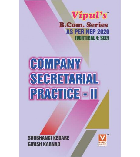 Company Secretarial Practice II SYBcom Sem 4 Vipul Prakashan Company Secretarial Practice II SYBcom Sem 4 Vipul Prakashan | NEP 2020