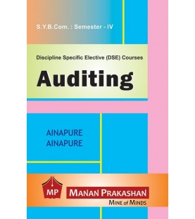 Auditing SYBcom Sem 4 Manan Prakashan