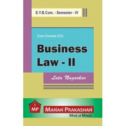 Business Law II SYBcom Sem 4 Manan Prakashan