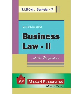 Business Law II SYBcom Sem 4 Manan Prakashan