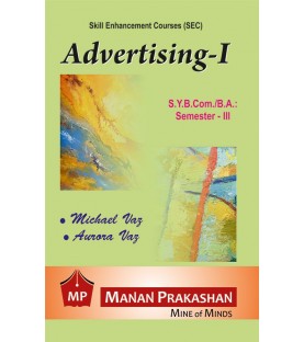 Advertising 1 SYBcom Sem 3 Manan Prakashan