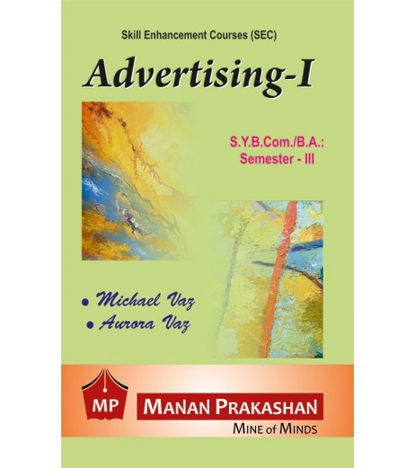 Advertising 1 sybcom Sem 3 Manan Prakashan B.Com Sem 3 - SchoolChamp.net