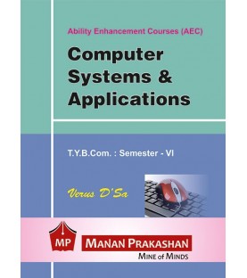 Computer System and Application TYBcom Sem 6 Manan Prakashan