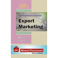 Export Marketing TYBcom Sem 6 Manan Prakashan