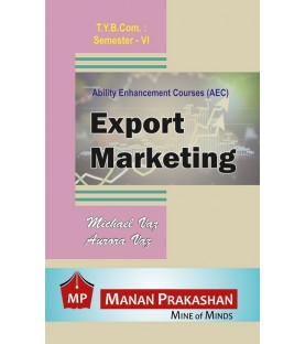 Export Marketing TYBcom Sem 6 Manan Prakashan