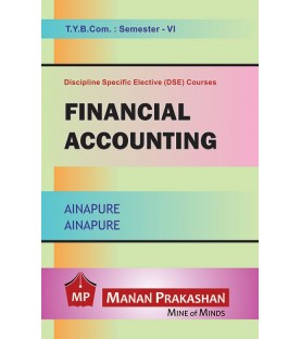 Financial Accounting TYBcom Sem 6 Manan Prakashan