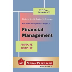 Financial Management TYBcom Sem 6 Manan Prakashan