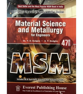 Material Science & Metallurgy for Engineers by Kodgire| 47th Edition Material Science & Metallurgy for Engineers by Kodgire| 47th Edition