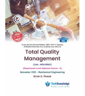 Total Quality Management Sem 8 Mechanical Engineering  Techknowledge Publication | Mumbai University