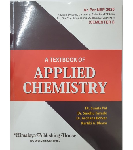 A Textbook of Applied Chemistry First Year  Sem 1 Himalaya  Publication