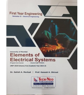 Elements of Electrical System First Year Sem 2 Engineering Techneo Publication | Mumbai University 