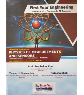 Physics Of Measurement And Sensors First Year Engineering Sem 2 Techneo Publication | Mumbai University 