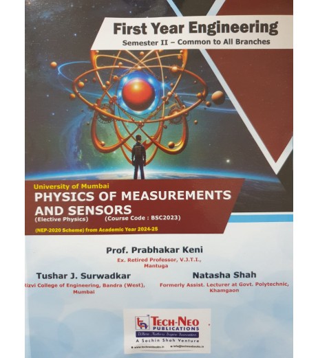 Physics Of Measurement And Sensors First Year Engineering Sem 2 Techneo Publication | Mumbai University