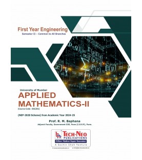 Applied Mathematics-II Sem 2 Tech-Neo Publication | Mumbai University 