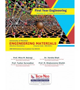 Engineering Materials First Year Sem 2 Engineering Mumbai University | Tech-Neo Publication