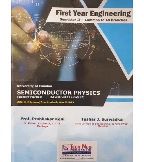 Semiconductor Physics First Year Engineering Sem 2 Techneo Publication | Mumbai University