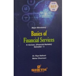 Basics of Financial Services FYBFM Sem 1 Sheth Publication