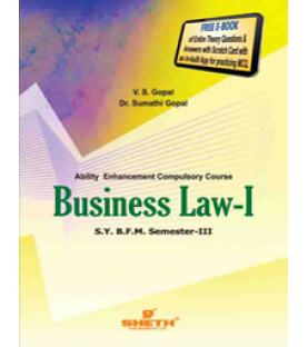 Business Law-I SYBFM Sem III Sheth Pub.