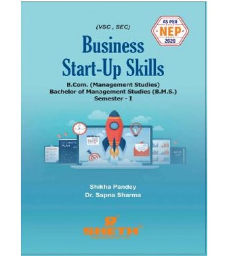 Business Start-up Skills FYBMS Sem 1 Sheth Publication | NEP 2020.