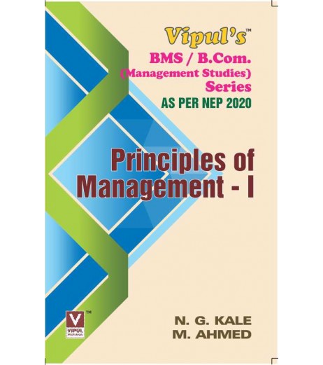 Principles of Management-I  FYBcom,BMS Sem 1 Vipul Prakashan | NEP 2020 