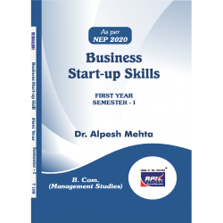 Business Start-up Skills FYBMS Sem 1 Rishabh Publication | NEP 2020.