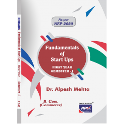 Fundamentals Of Start-ups FYBcom  Sem 1 Rishabh Publication