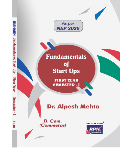 Fundamentals Of Start-ups FYBcom  Sem 1 Rishabh Publication