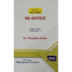 MS-Office FYBMS Sem 2 Rishabh Publication | NEP 2020