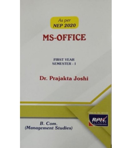 MS-Office FYBMS Sem 2 Rishabh Publication | NEP 2020