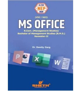 MS Office FYBMS Sem 2 Sheth Publication | NEP 2020