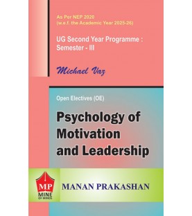 Psychology of Motivation and Leadership SYBMS  Sem 3 Manan Prakashan | NEP 2020 Psychology of Motivation and Leadership SYBMS  Sem 3 Manan Prakashan | NEP 2020