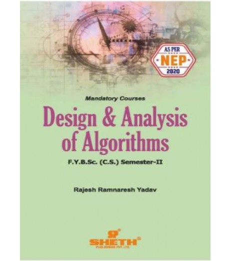 Design and Analysis of Algorithms Sem 2 FYB.Sc-Computer Science  Sheth Publication | NEP 2020