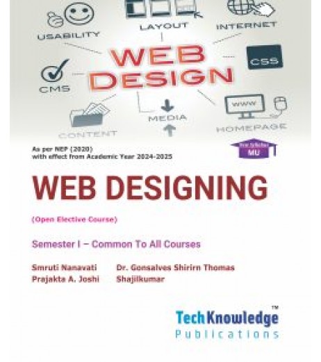 Web Designing Sem 1 FYBsc-Computer Science | Techknowledge Publication | Mumbai University