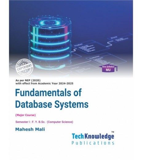 Fundamentals of Database Systems Sem 1 FYBsc-Computer Science | Techknowledge Publication | Mumbai University